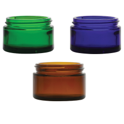 Glass Colored Jars