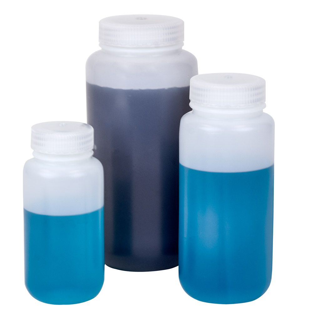 Thermo Scientific™ Nalgene™ Wide Mouth Economy HDPE Bottles