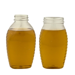Oval PET Honey Jars & Caps