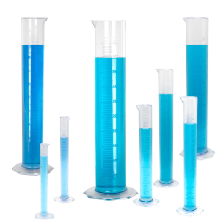 Clear PMP Graduated Cylinders