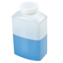 Polystormor® Rectangular Wide Mouth Bottles with Caps