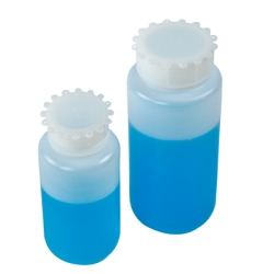 Kartell LDPE Wide Neck Graduated Bottles with Caps