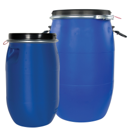 UN Rated Open Head Drums with Lever Lock Lids