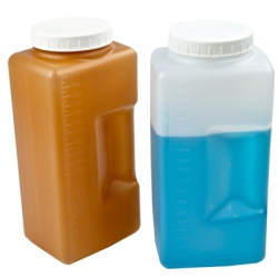 Kartell Square Graduated Bottles with Caps