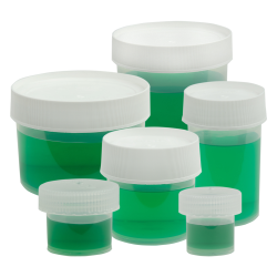 Thermo Scientific™ Nalgene™ Straight-Sided Polypropylene Jars with Caps